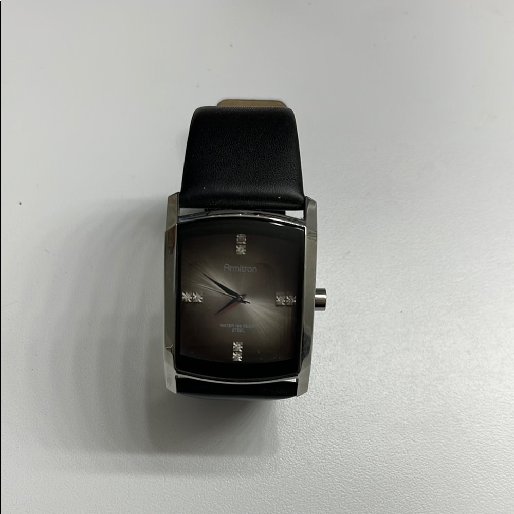 Armitron Black and Silver Modern Watch